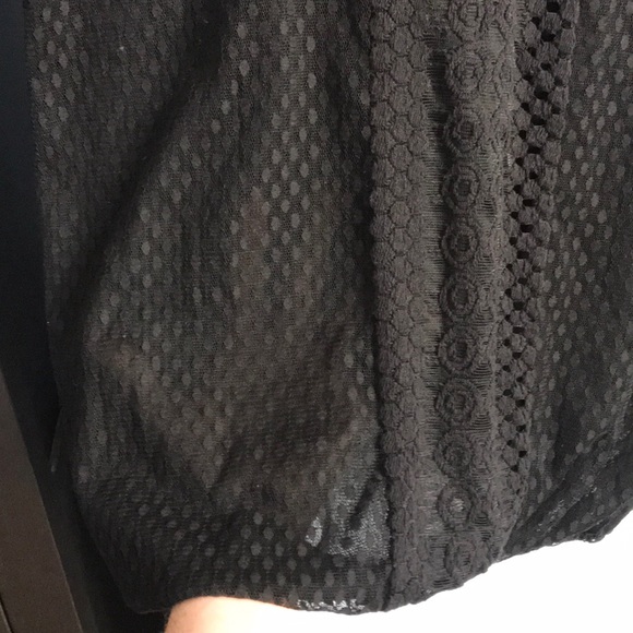 Max Studio black Art Deco blouse, size small - Picture 6 of 11